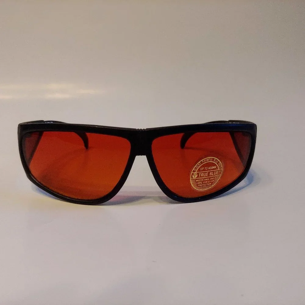 (NWT) Vintage 90's Kids Nylon Sun Wrapper Sports Sunglasses (S.Black)